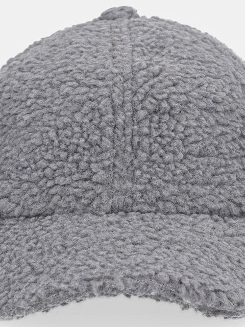 Rains czapka z daszkiem 20650 Fleece Cap kolor szary 20650 - zdjęcie produktu nr 2