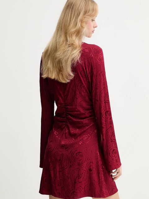 Gestuz sukienka kolor czerwony mini rozkloszowana 10910606