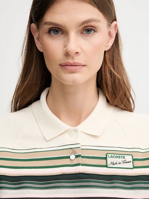 Lacoste sukienka kolor zielony mini rozkloszowana EF5408