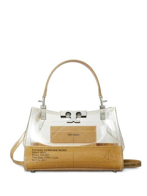 Tory Burch Eleanor Clear mini satchel bag - Neutrals - zdjęcie produktu nr 1
