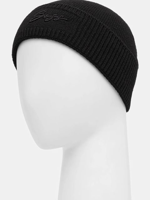 BOSS czapka kolor czarny 50558673 - zdjęcie produktu nr 2