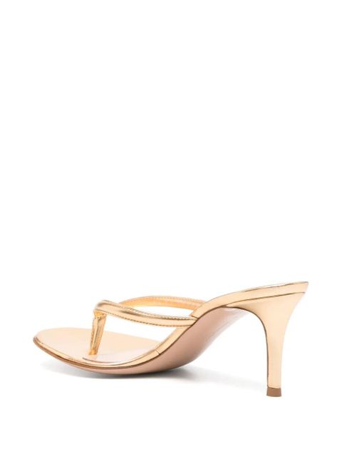 Gianvito Rossi Calypso thong sandals - Gold