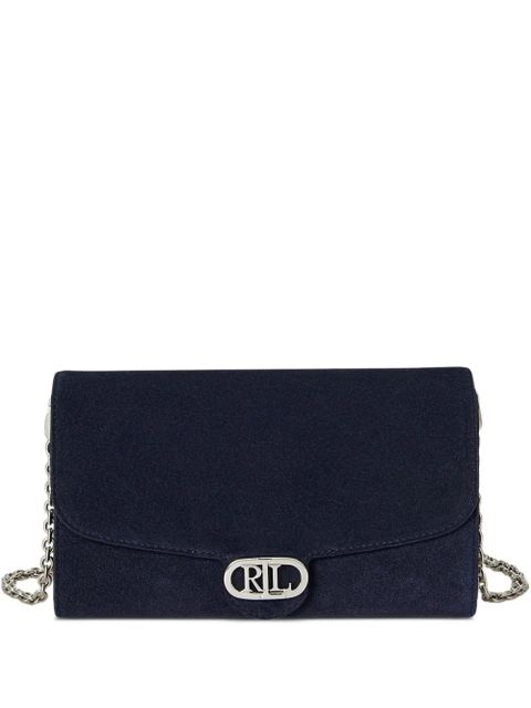 Lauren Ralph Lauren medium Adair logo chain crossbody bag - Blue - zdjęcie produktu nr 1