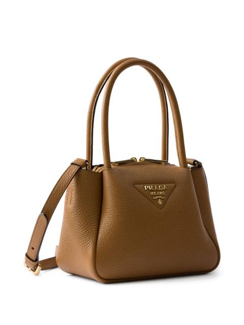 Prada leather mini bag - F03V8 CARAMEL