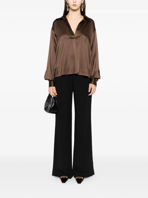 TOM FORD satin blouse - Brown - zdjęcie produktu nr 2