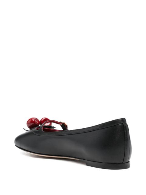 Valentino Garavani cherryfic ballet flats - Black