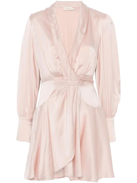 ZIMMERMANN silk wrap mini dress - Pink - zdjęcie produktu nr 1