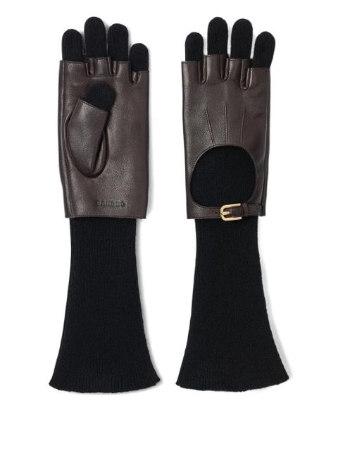 SANDRO layered gloves - Brown - zdjęcie produktu nr 1