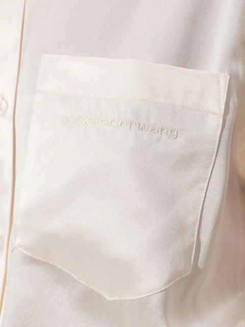 Alexander Wang silk midi dress - Neutrals