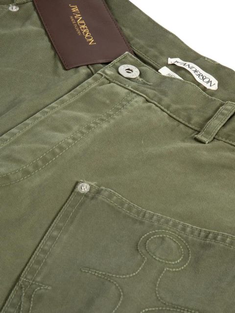 JW Anderson panelled trousers - Green - zdjęcie produktu nr 2