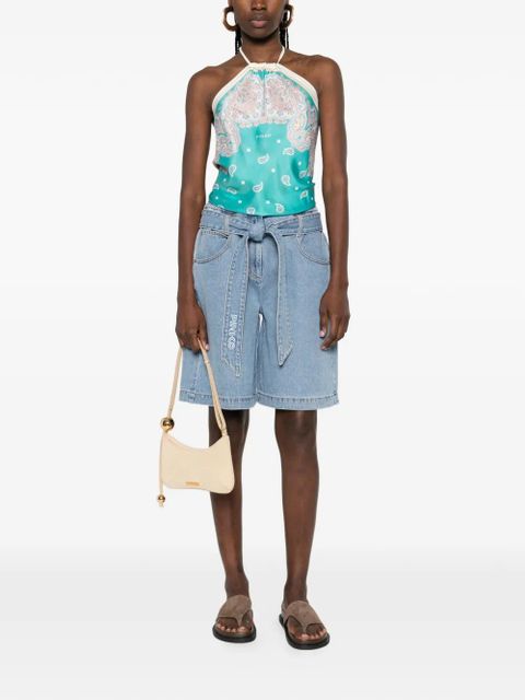 PINKO paisley head scarf - Blue - zdjęcie produktu nr 2