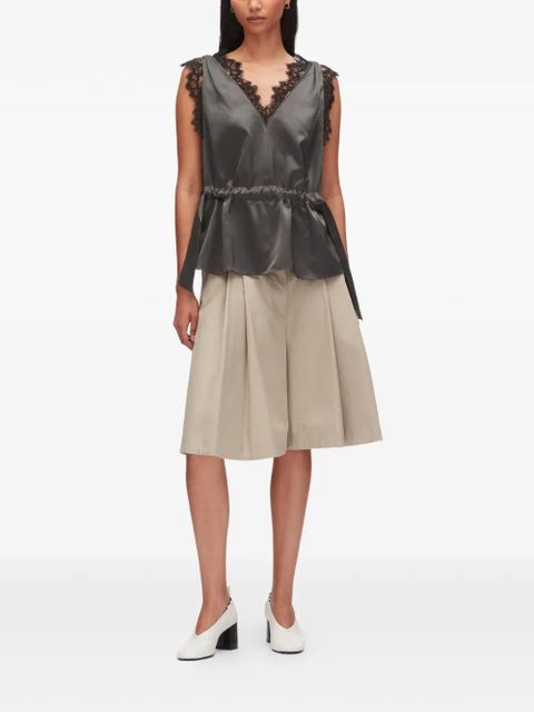 3.1 Phillip Lim lace V-neck top - Grey - zdjęcie produktu nr 2