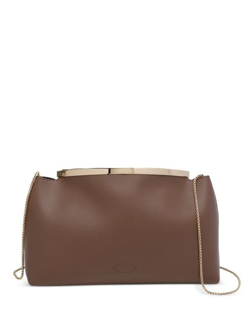 Tod's Magenta chain-strap clutch bag - Brown - zdjęcie produktu nr 1