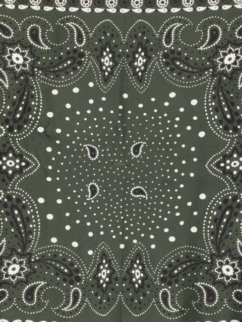 SANDRO paisley-print scarf - Green - zdjęcie produktu nr 2