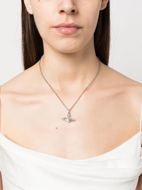 Vivienne Westwood Mini Bas Relief pendant necklace - Silver - zdjęcie produktu nr 2