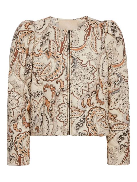 Marie Oliver Faison paisley-print padded jacket - Neutrals - zdjęcie produktu nr 1