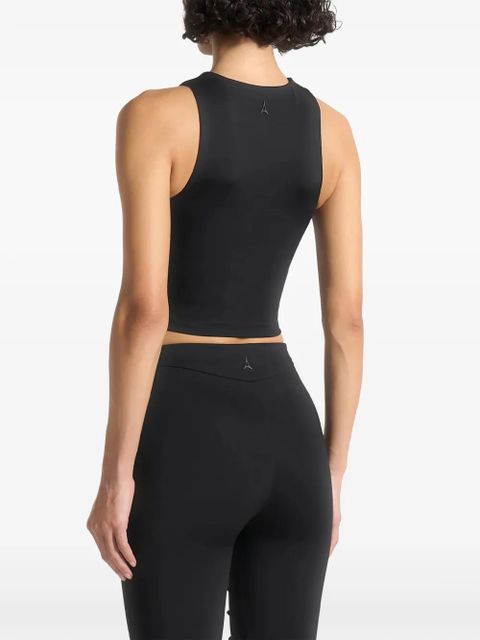 Manière De Voir eyelet racer top - Black