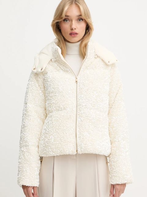 Fracomina kurtka kolor beżowy zimowa FP25WC3009O429N6 - zdjęcie produktu nr 1