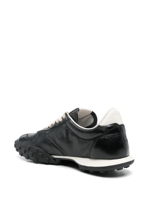 Jil Sander leather sneakers - Black