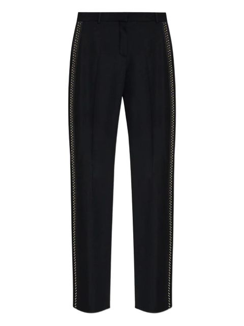 Versace studded wool trousers - Black - zdjęcie produktu nr 1