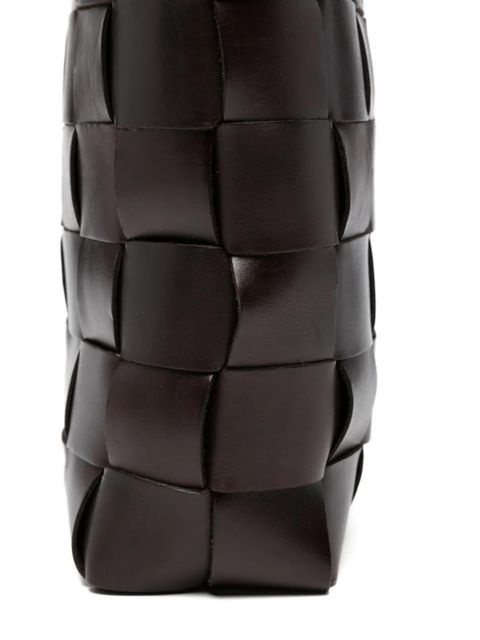 DRAGON DIFFUSION medium Pinowoven tote bag - Brown