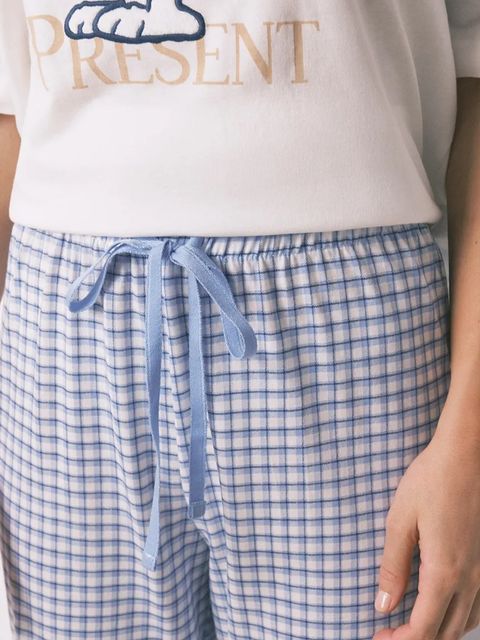 women'secret komplet piżamowy bawełniany SNOOPY damska kolor beżowy 3132234 - zdjęcie produktu nr 2