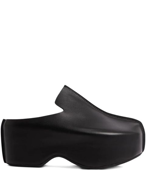 JW Anderson platform leather mules - Black - zdjęcie produktu nr 1