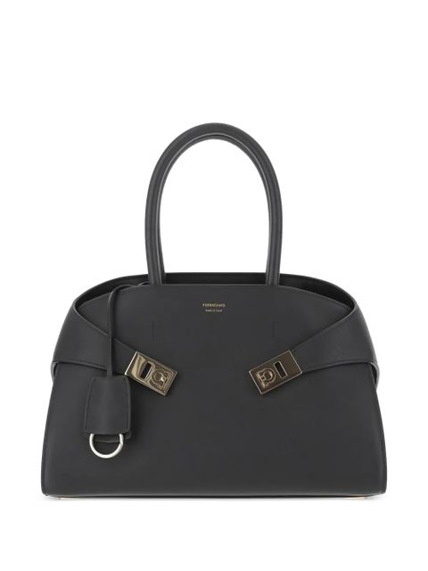 Ferragamo medium Hug tote bag - Black - zdjęcie produktu nr 1