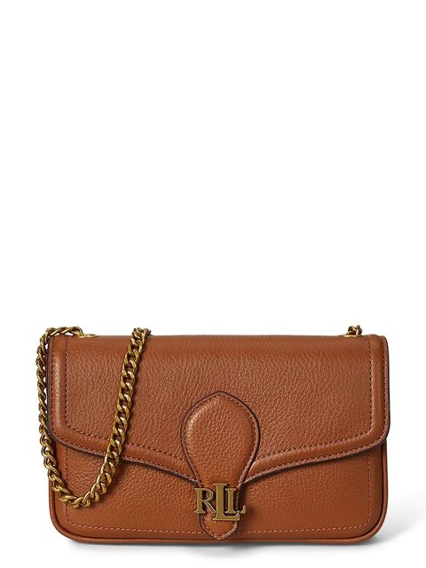 Lauren Ralph Lauren portfel skórzany damski kolor brązowy 432977374 - zdjęcie produktu nr 1