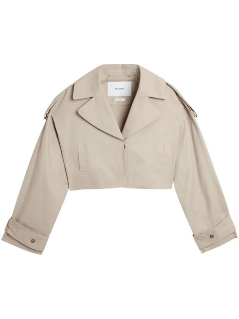 Axel Arigato Gaia cropped trench coat - Neutrals - zdjęcie produktu nr 1