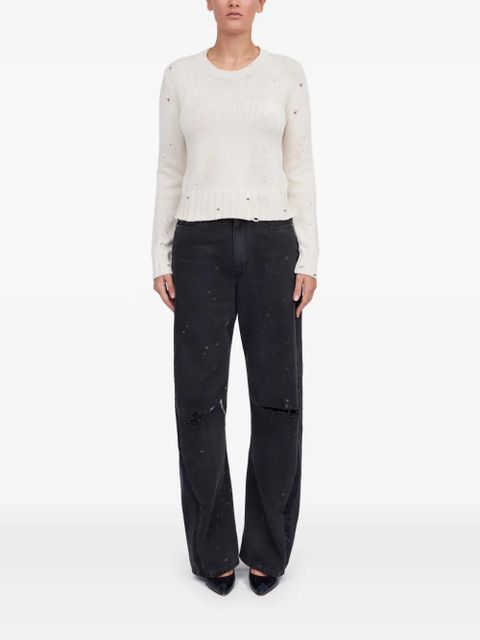 MM6 Maison Margiela crew-neck sweater - Neutrals - zdjęcie produktu nr 2