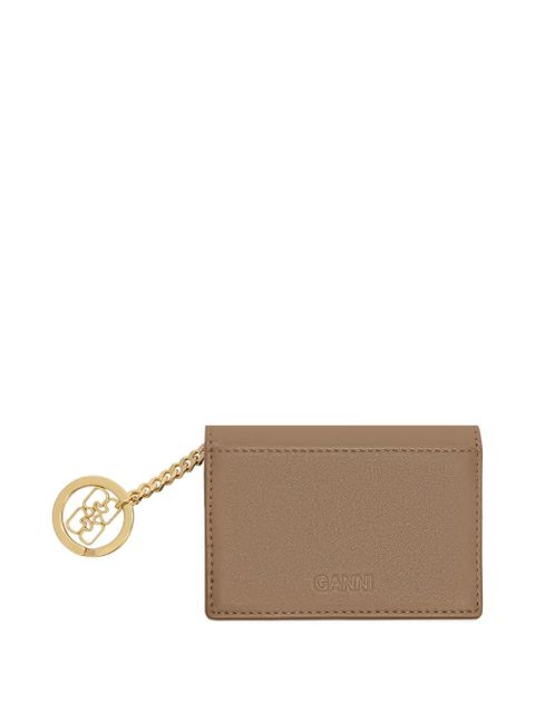 GANNI Bou chain-detail cardholder - Brown - zdjęcie produktu nr 2
