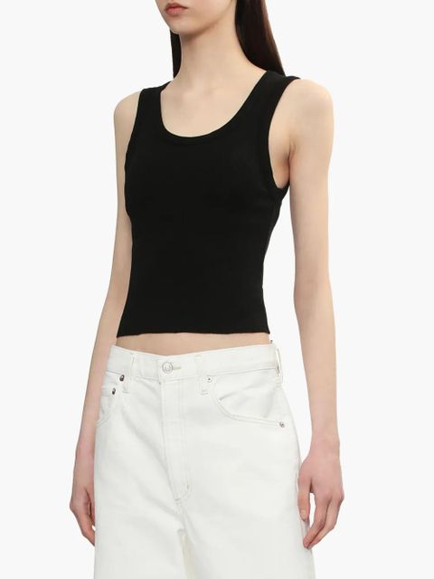 AGOLDE ribbed tank top - Black