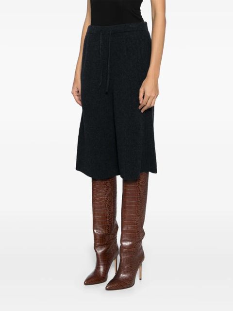 LEMAIRE bermuda wool shorts - Blue