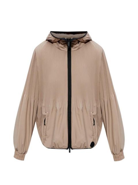 Moncler logo-patch jacket - Neutrals - zdjęcie produktu nr 1