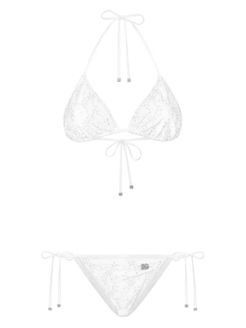 Dolce & Gabbana Broderie anglaise bikini - White - zdjęcie produktu nr 1