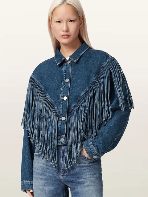 AllSaints kurtka jeansowa damska MARLENE - zdjęcie produktu nr 1