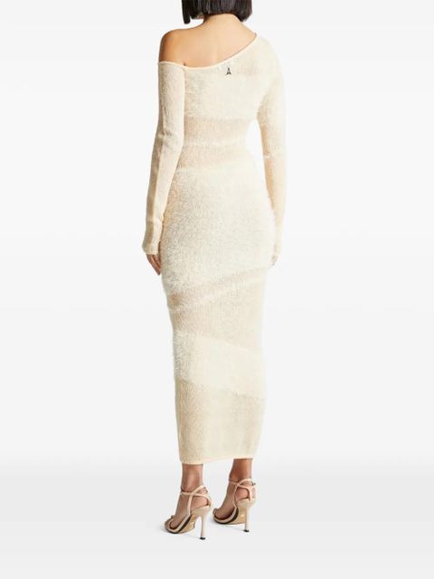 Manière De Voir knitted maxi dress - Neutrals