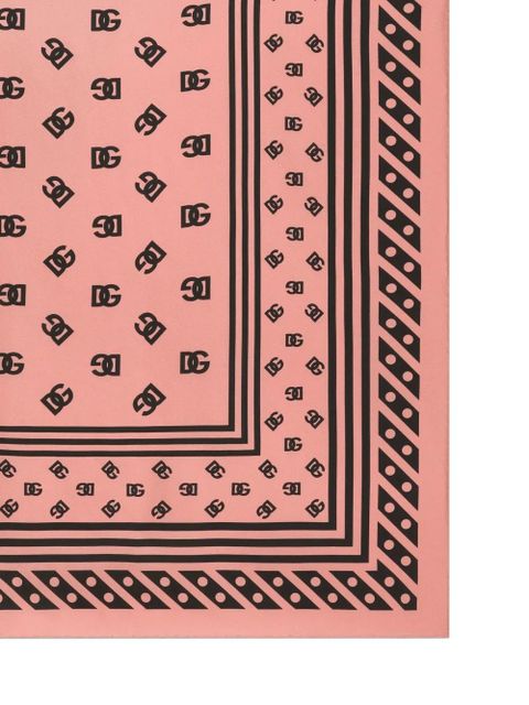 Dolce & Gabbana DNA monogram scarf - Pink - zdjęcie produktu nr 2
