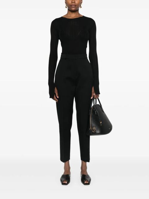 Lanvin ribbed-knit jumper - Black - zdjęcie produktu nr 2