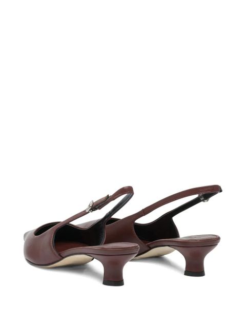 Aeyde 35mm Catrina slingback pumps - Red