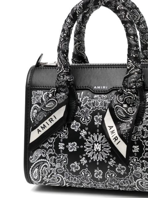 AMIRI Bandana Micro Triangle crossbody bag - Black