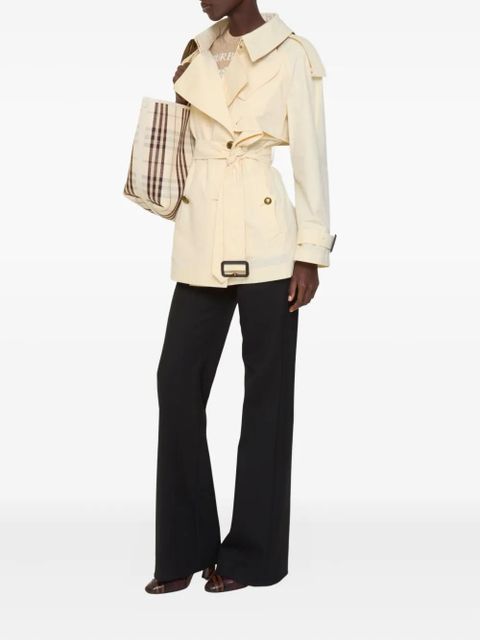 Burberry Fitzrovia belted double-breasted trench coat - Neutrals