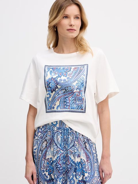 OUI T-shirt damski bawełniany - zdjęcie produktu nr 2