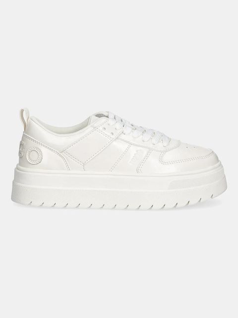 HUGO sneakersy Lyssa damskie kolor beżowy 50548151 - zdjęcie produktu nr 2