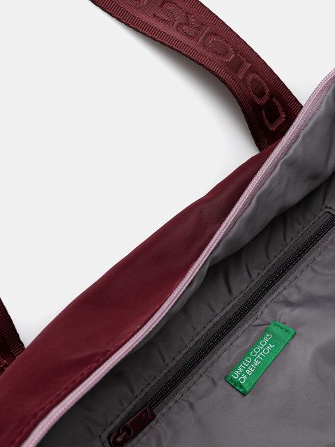 United Colors of Benetton torba kolor bordowy 66YT1Y01Z