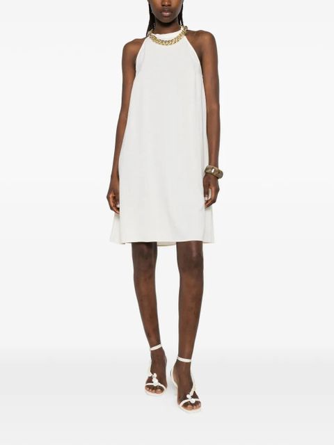 PINKO halter-neck mini dress - Neutrals - zdjęcie produktu nr 2