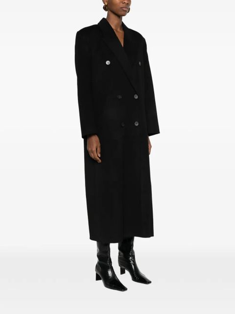 The Frankie Shop Gaia double-breasted coat - Black - zdjęcie produktu nr 2