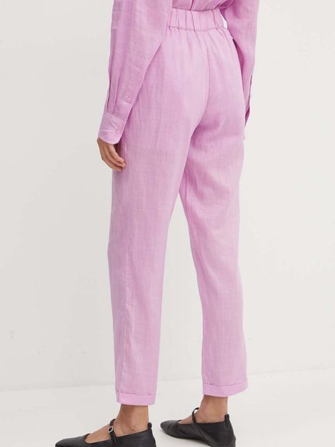 BOSS Orange spodnie bawełniane