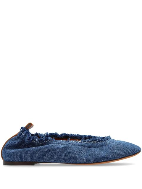 Lanvin denim ballerina shoes - Blue - zdjęcie produktu nr 1